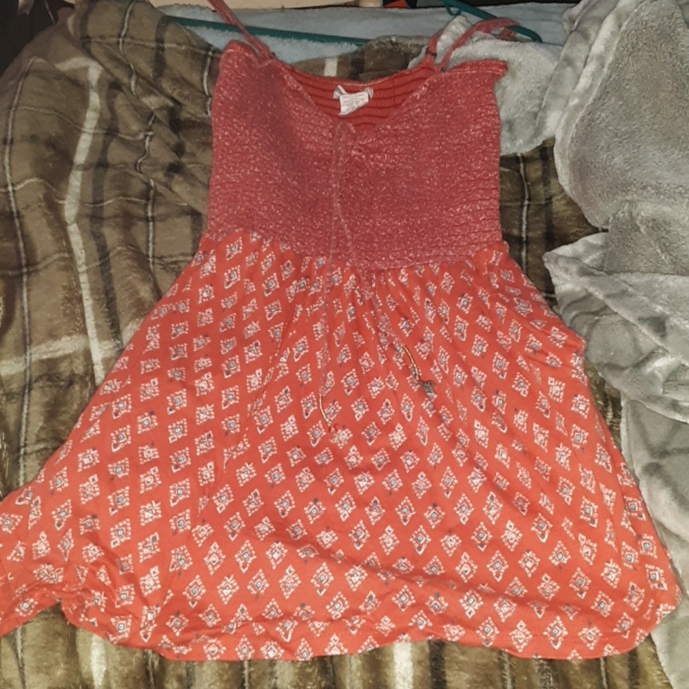 Coral pink romper